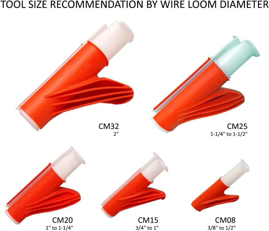 Wire Loom Cable Insertion Tool for 3/4" to 1" - Model CM15 image number 6