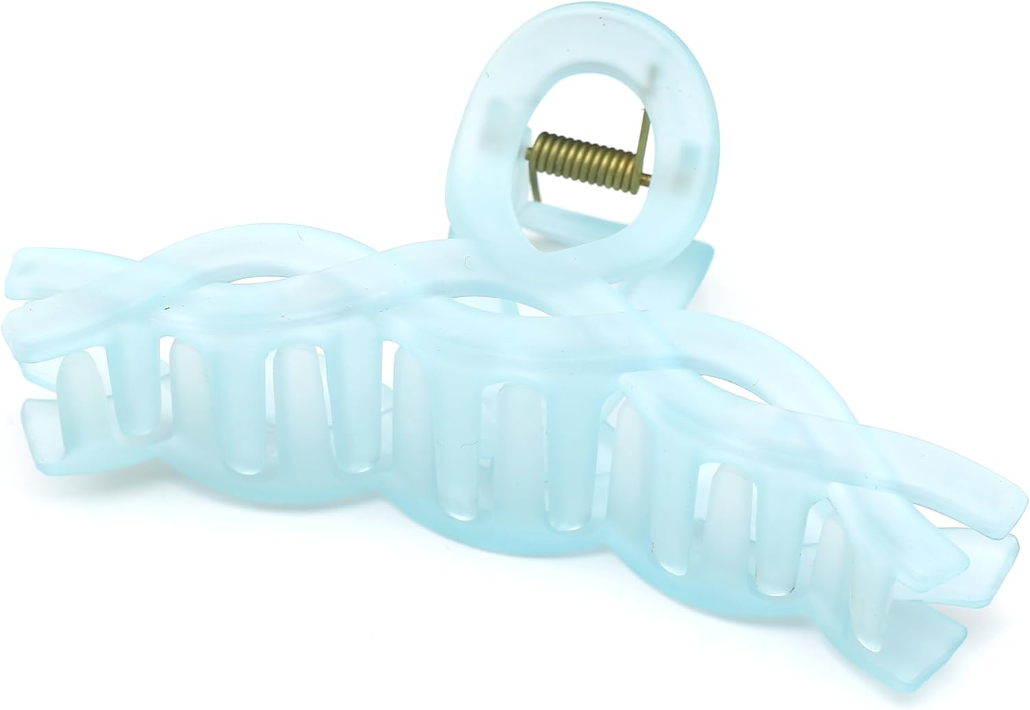 Large Cross Matt Hair Clip Beautiful Women'S Hair Clip Headpiece Elegant Hair Accessory 1 Piece (11.5 Cm X 6 Cm, Blue)