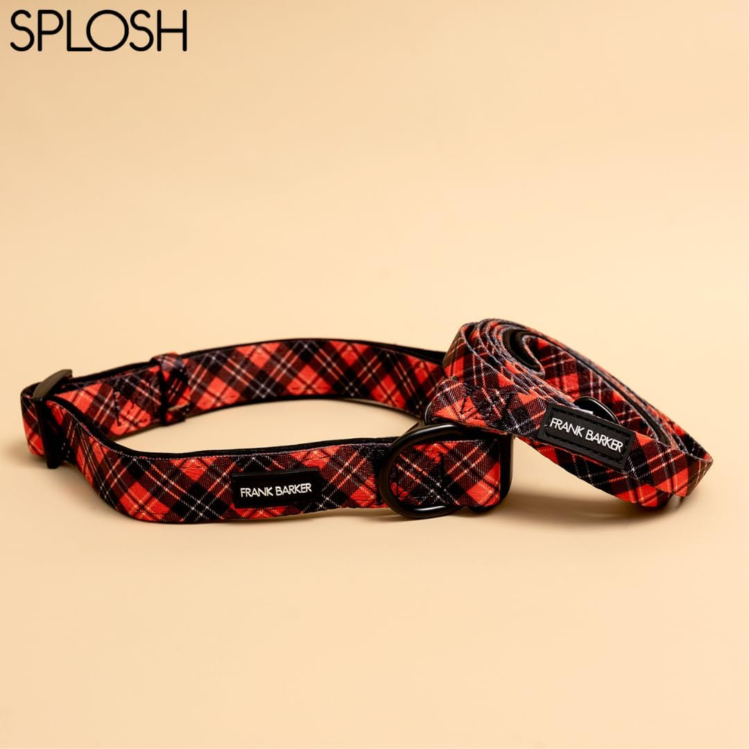 Splosh Frank Barker Dogs Collar, Tartan, Large image number 5