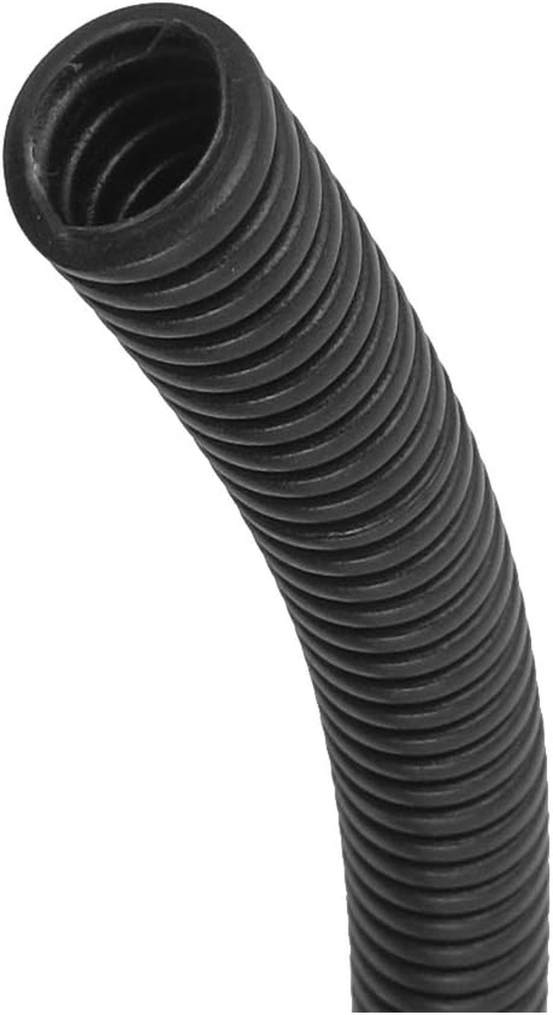 Aexit Flexible (Electrical Equipment) Corrugated Tube Hose Cable Tubing 3Meter 8Mm Inner (41Ry705Qf357) Dia Black image number 1