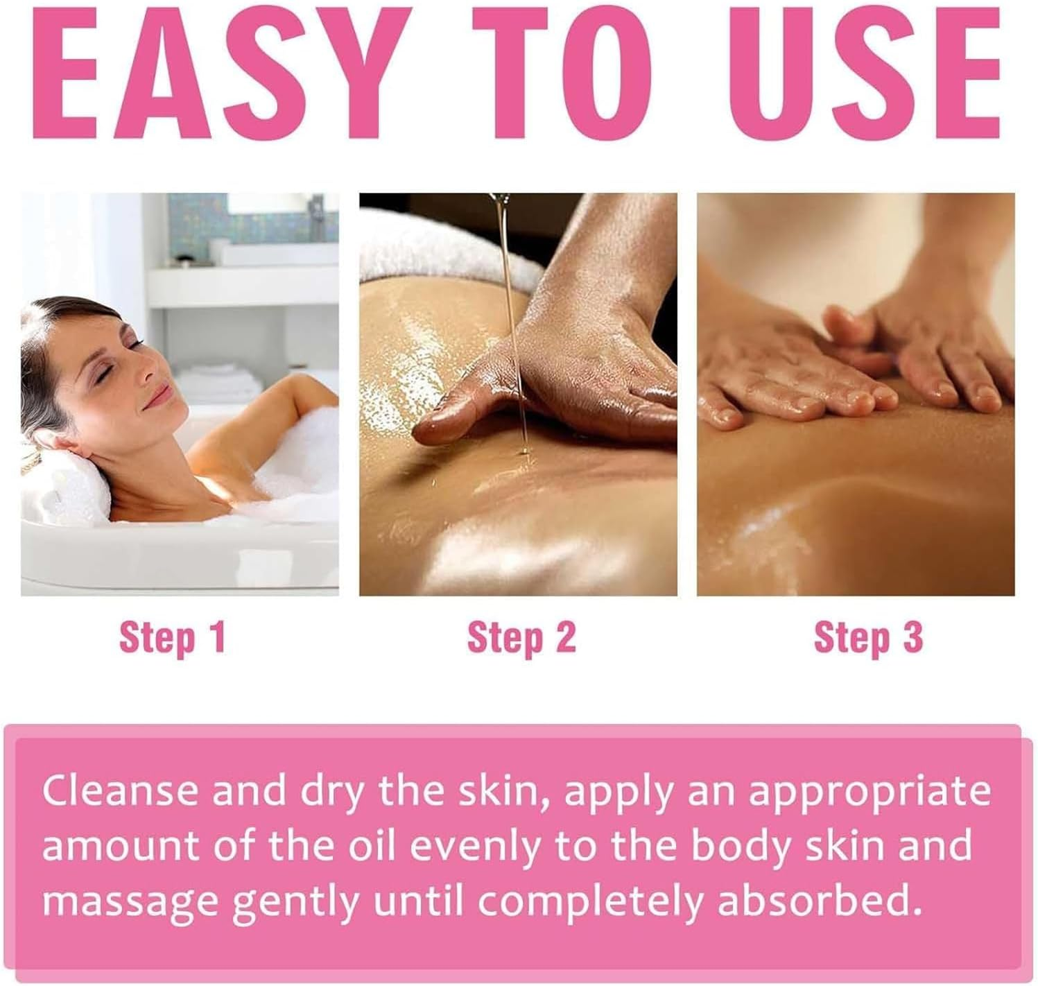 Body Juice Oil Strawberry Shortcake,Body Juice Oil Scent Strawberry,Strawberry Shortcake Body Oil,120Ml Handcrafted Body Oil for Women image number 1