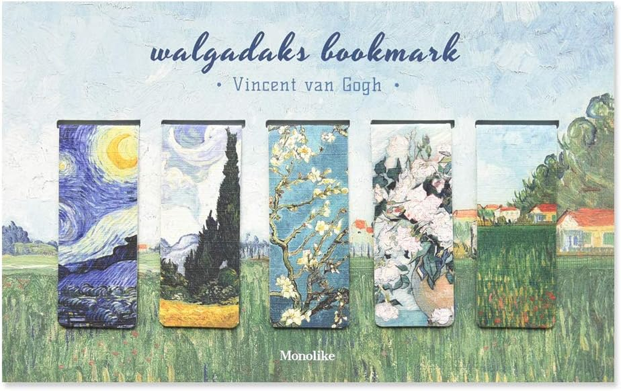 Monolike Magnetic Bookmarks Vincent Van Gogh, Set of 5 image number 2