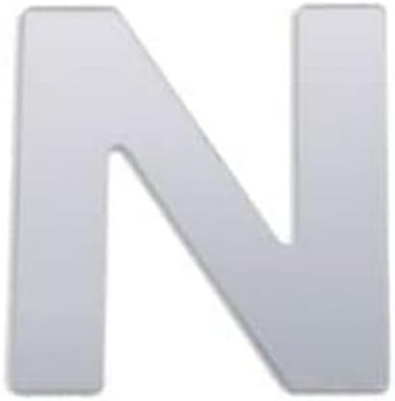 Sandleford Self Adhesive Letter N, 85 Mm X 55 Mm Size, White