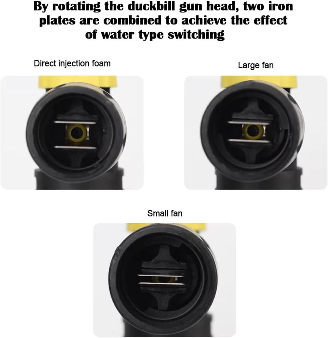 AIMALL K Series High Pressure Foam Cannon &ndash; Adjustable Snow Foam Sprayer for Car Washing, 1L Watering Pot with 0&ndash;60&deg; Nozzle and Rotating Jet Head, 8.85X7.87In image number 4