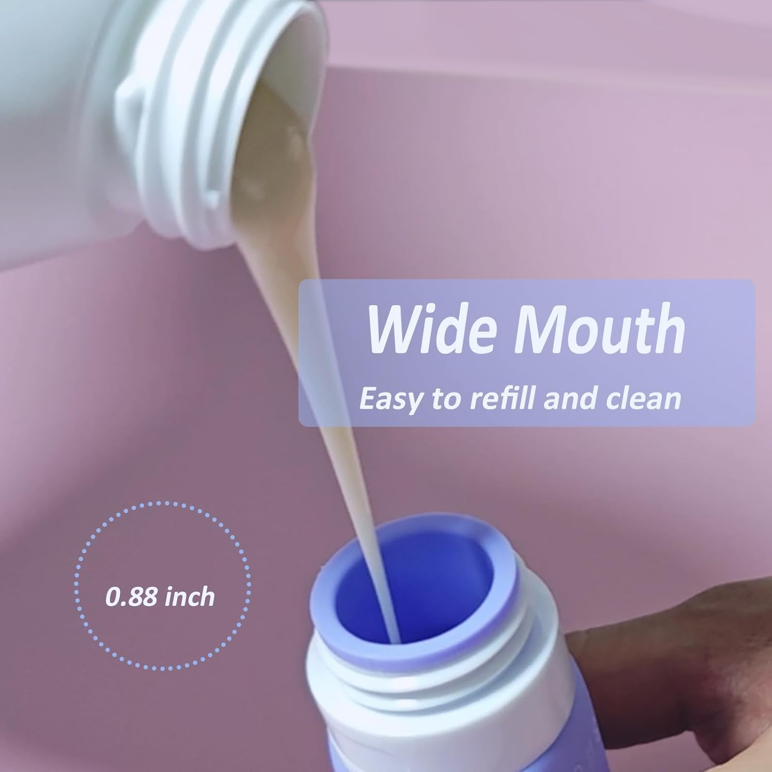 Silicone Travel Bottles Set, 17 Pack Travel Size Toiletries, Leakproof Travel Bottles for Toiletries, Travel Accessories for Women, Airplane Travel Essentials, Travel Containers for Toiletries image number 5