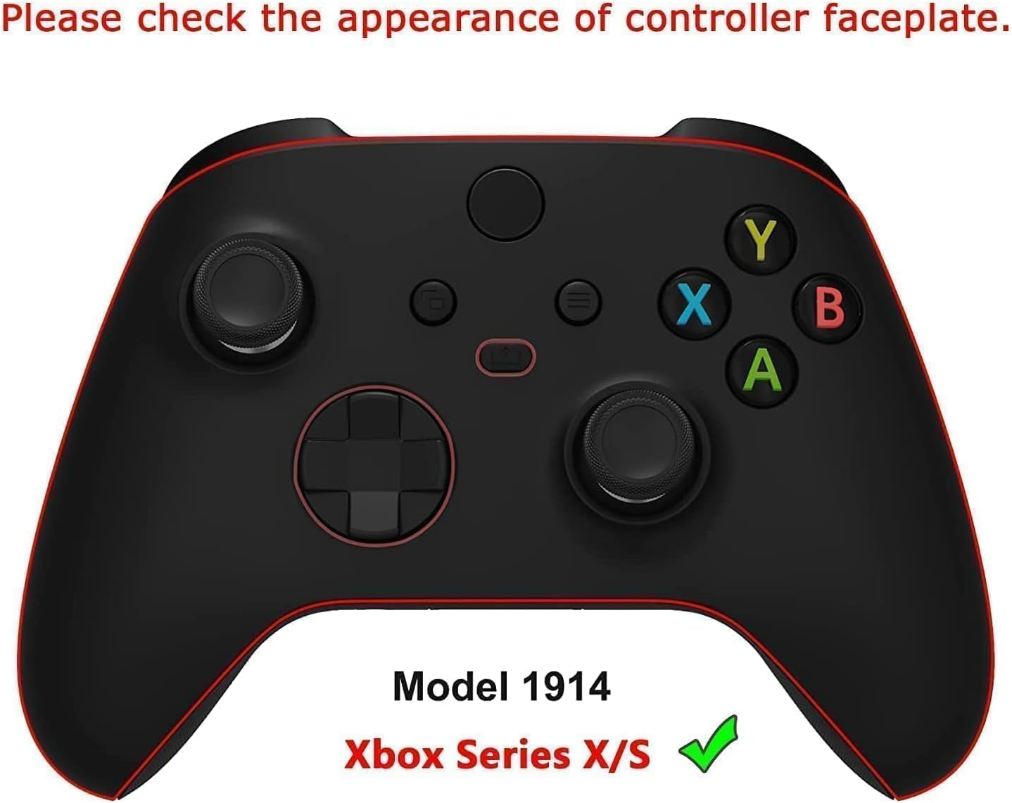 Extremerate Replacement Shell for Xbox Series X|S Controller - Unleash Your Style - Blood Mist Custom Acessories Skin Front Housing Cover for Xbox Core Controller Wireless - No Console image number 6
