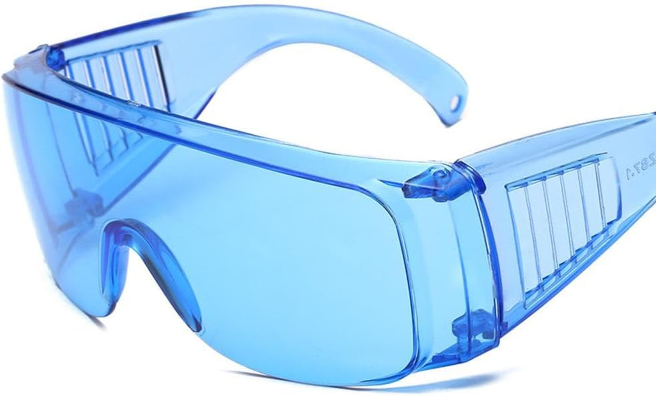 Tophomer Safety Glasses Clear/Tinted over Spectacles Goggles Protective Eyewear Frame with Anti-Scratch Lens, DIY Work Eye Protection