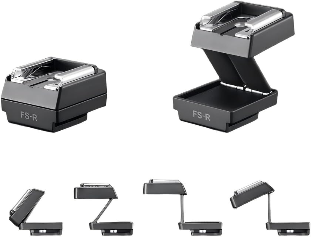 Godox FS-R Hot Shoe Riser, Godox FS R Flash Riser for Manual Flash GODOX IM30 IM20 IM22, No Blocked Edge, Tilt Adjustment for Bounce Lighting image number 1
