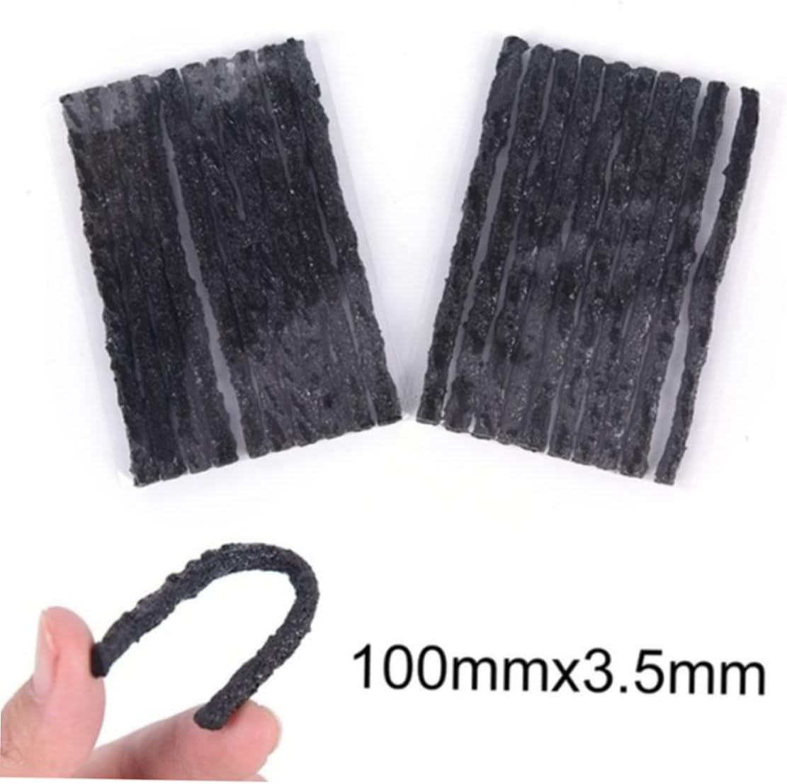 Ipetboom 100Pcs Car Tire Seal Strip Tubeless Repair Tape 100X3.5Mm Black Automotive Wheel Tire Puncture Repair Tool Suitable for in Australia image number 5