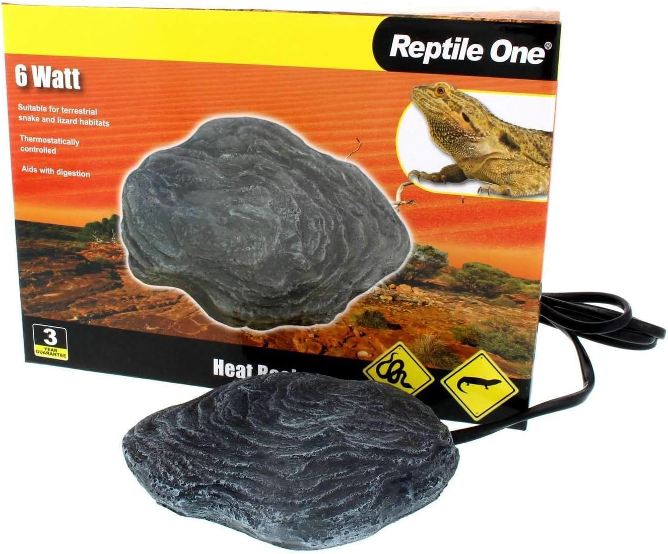 Reptile One Heat Rock 6 Watt Assist Reptiles in Maintaining Body Temperature. image number 6