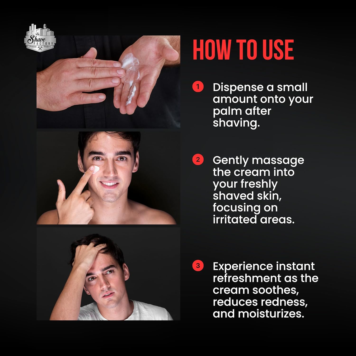 The Shave Factory after Shave Cream & Cologne 500 Ml, Golden