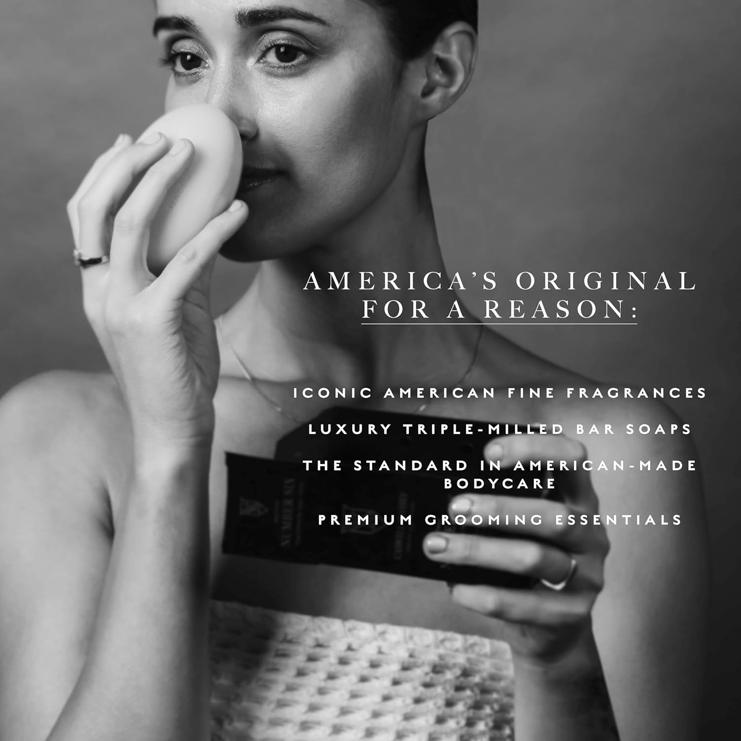 Caswell-Massey Natural Bar Soap Gift Set, Almond, Verbena, Lavender Scents, Triple-Milled Moisturizing Body Soap, Plant-Based for All Skin Types, Men, Women, Made in USA, 3 Bars, 5.8 Oz Each image number 2