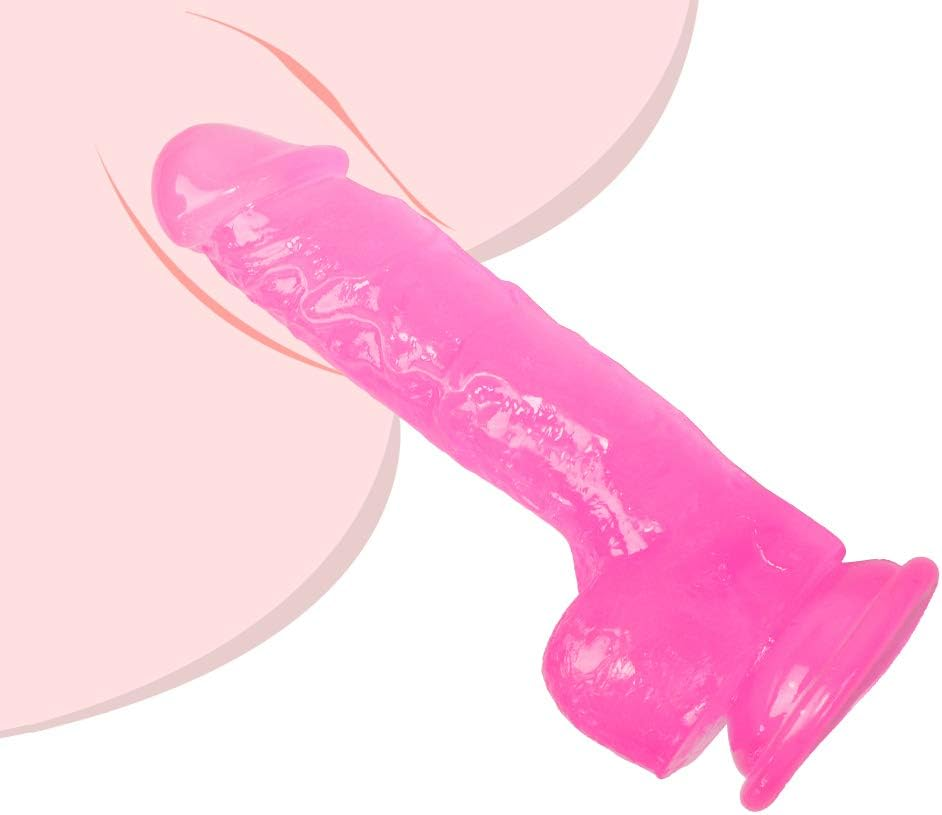 21CM Realistic Toys, Strong Suction Cup, Pink image number 3