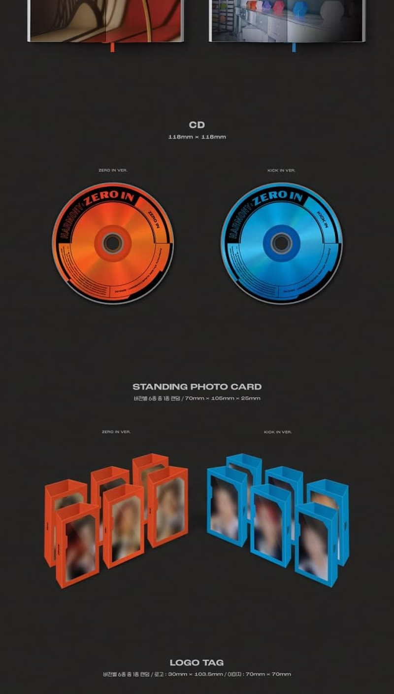 P1HARMONY HARMONY : ZERO in 4Th Mini Album ZERO in Version Cd+96P Booklet+1P Standing Photocard+1Ea LOGO Sticker+1Ea Photo Stamp+1P Special Photocard+1P Selfie Photocard+Tracking Sealed image number 6