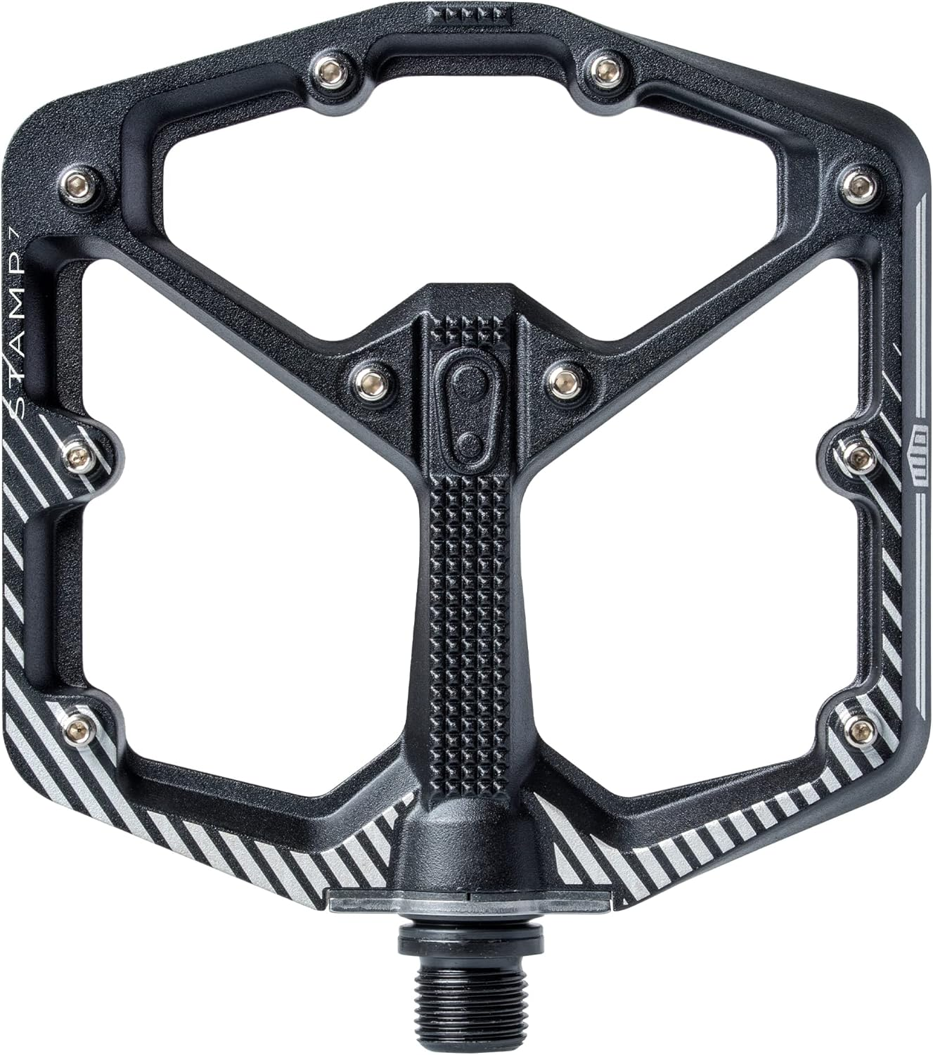 Crankbrothers Stamp Flat BMX/MTB Bike Pedal - Platform Bicycle Pedal, Minimal Profile, Adjustable Grip