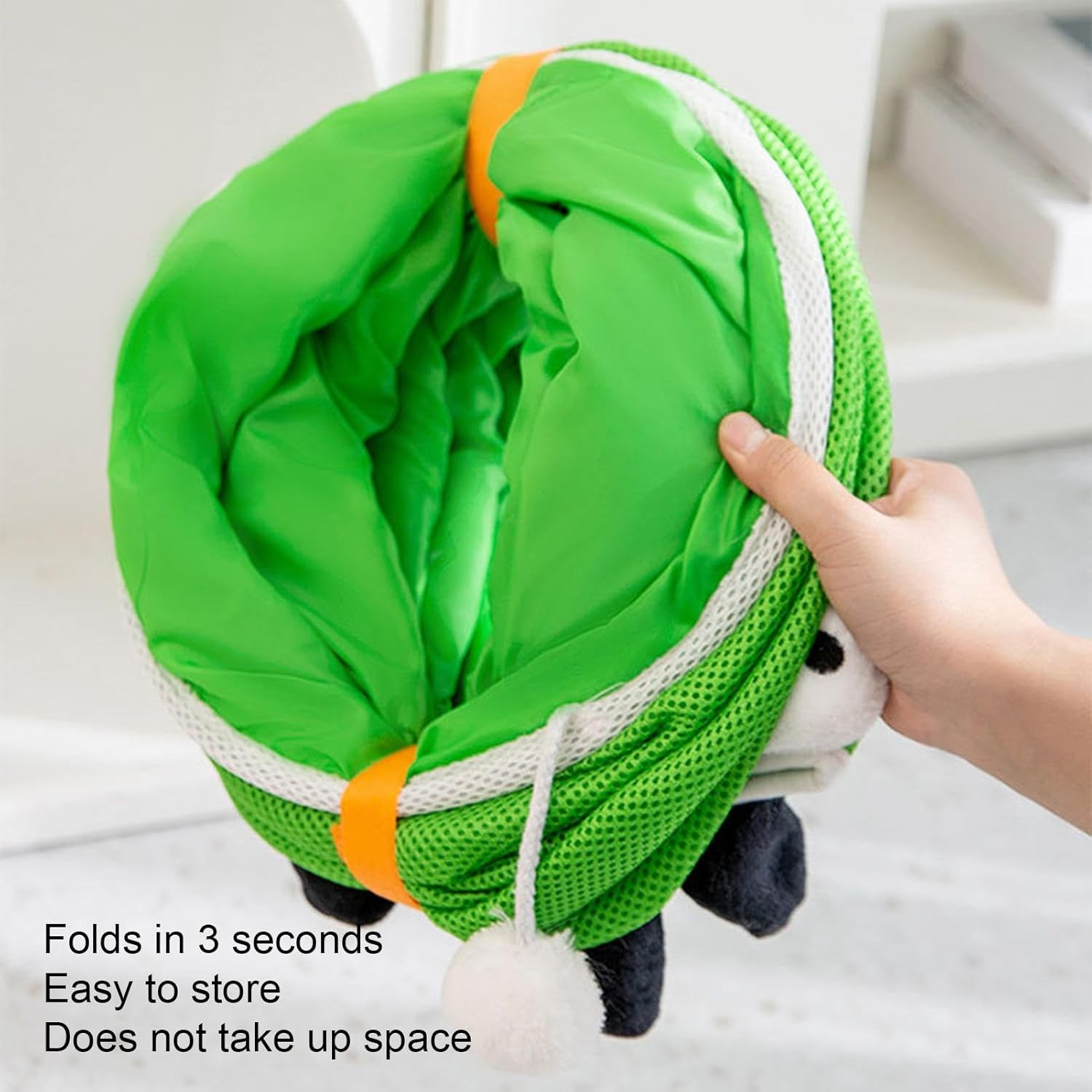 Cat Tube Tunnel,Indoor Cat Foldable Tube Tunnel - All-Season Pet Exercise Toy Ball Included Tunnel for Study Room, Courtyard, Balcony, Living Room image number 1