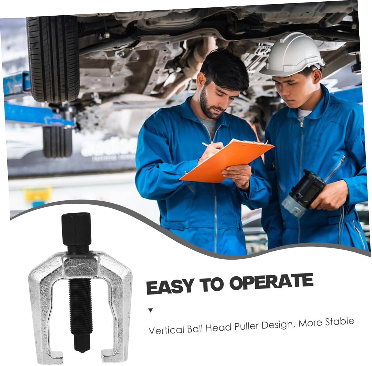 Gatuida Car Ball Joint Puller Automotive Repair Tool Ball Joint Separator Yoke Puller