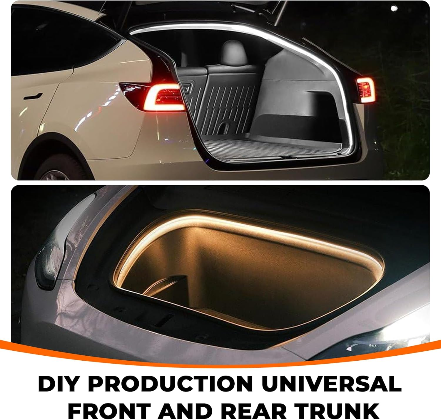 MAEZOE Car LED Boot Light Strip 4M &ndash; Warm White Silicone Interior Ambient Lighting for Trunk, SUV, 4X4 &ndash; Waterproof, Easy Install, Universal Fit for Drivers & Families image number 5