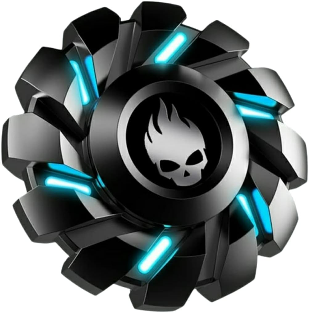 YIJO Fidget Spinner for Adults Big Heavy Metal Fidget Spinner Aswesome and Fast Fidget Spinner Longest Spinning with Stainless Steel Bearing R188