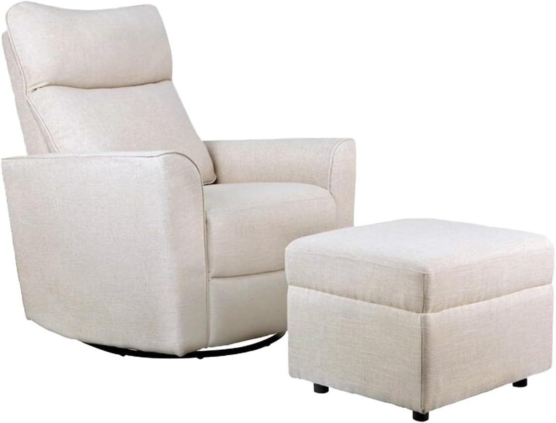 Il Tutto Felix Recliner Glider Nursery Chair, Sea Shell