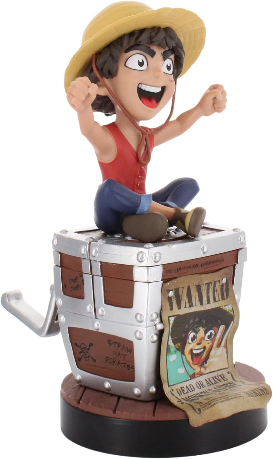 Cable Guys R.E.S.T - Netflix: Luffy 'Wanted Poster' Original Controller and Phone Holder (Xbox, Playstation, Nintendo Switch) & Phone (Iphone, Samsung, Google) image number 1