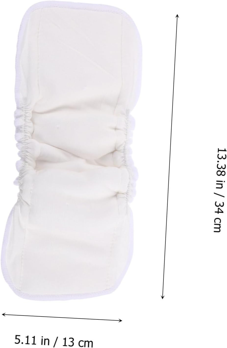 6Pcs Bamboo Cotton Diapers Cloth Reusable Washable Inserts Liners Diaper Pads for Newborn