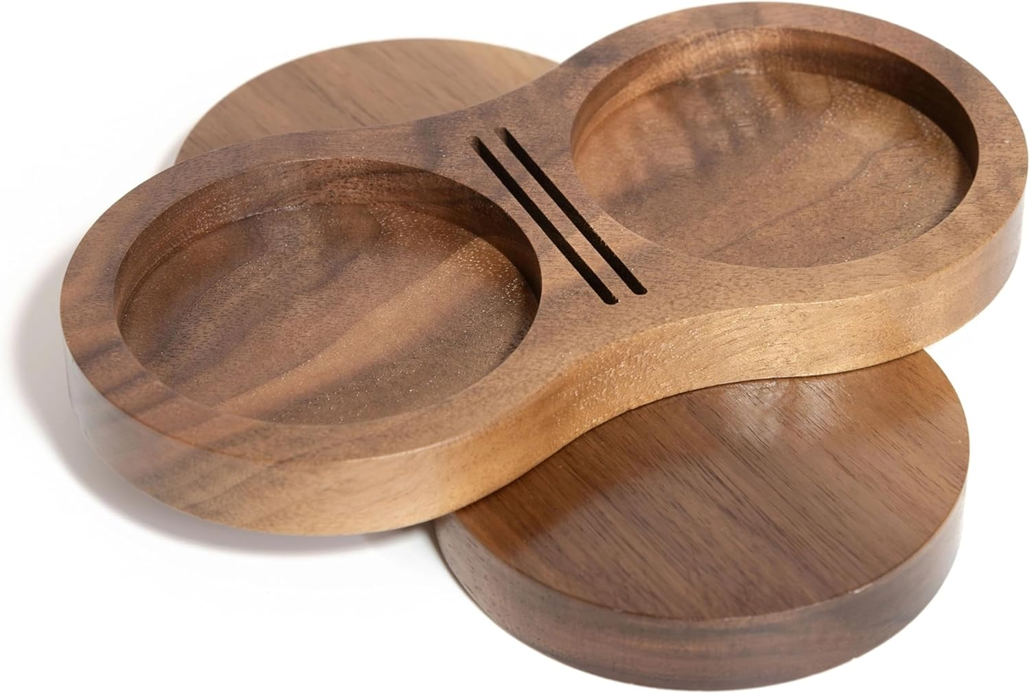 NEOUZA Coffee Tamper Stand Holder for Tamper, Distribution Tool, Puck Screen, Walnut Wood,51Mm 53Mm 58Mm Universal image number 5