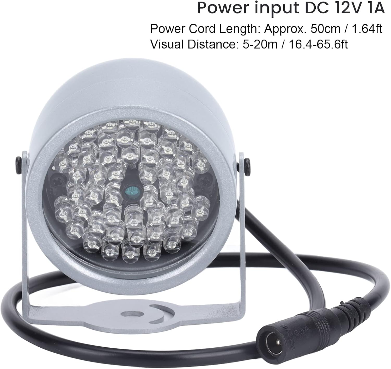 Cryfokt 48 LED IR Lights, Camera IR Illuminators Lights Waterproof Infrared Night Vision Light for Electronic Police Snapshot System, Traffic Junctions for Indoor or Outdoor image number 5