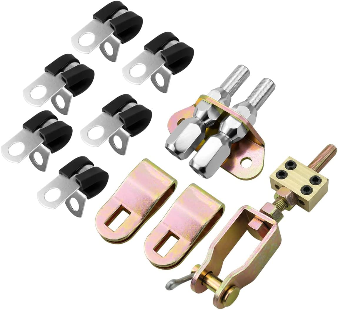 330-9371 Parking Brake Cable Kit Fit for Wilwood 110" Long Cables with a 97" Long Sheath, Universal Emergency Brake Cable Repair Kit image number 1