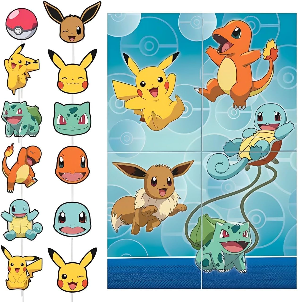 Amscan Pokemon Classic Scene Setter with Props (Pack of 16) image number 3