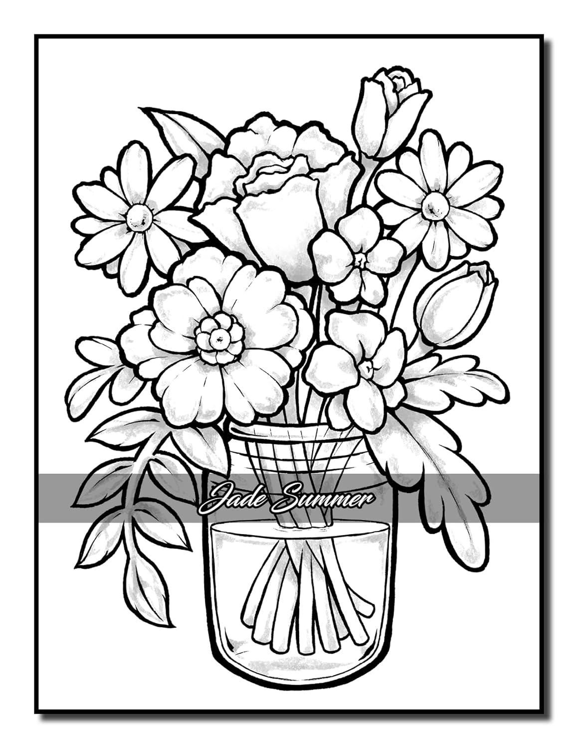 Easy Coloring Book: Large Print Designs for Adults and Seniors with 50 Simple Images of Animals, Flowers, Food, Objects, and More! image number 2