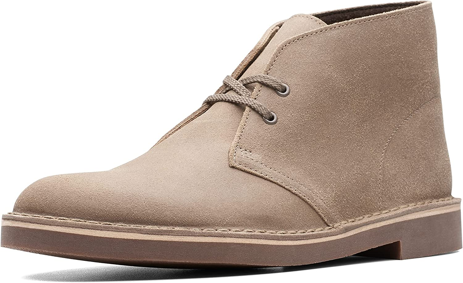 Clarks Men'S Bushacre 2 Chukka Boot, Taupe Distressed Suede