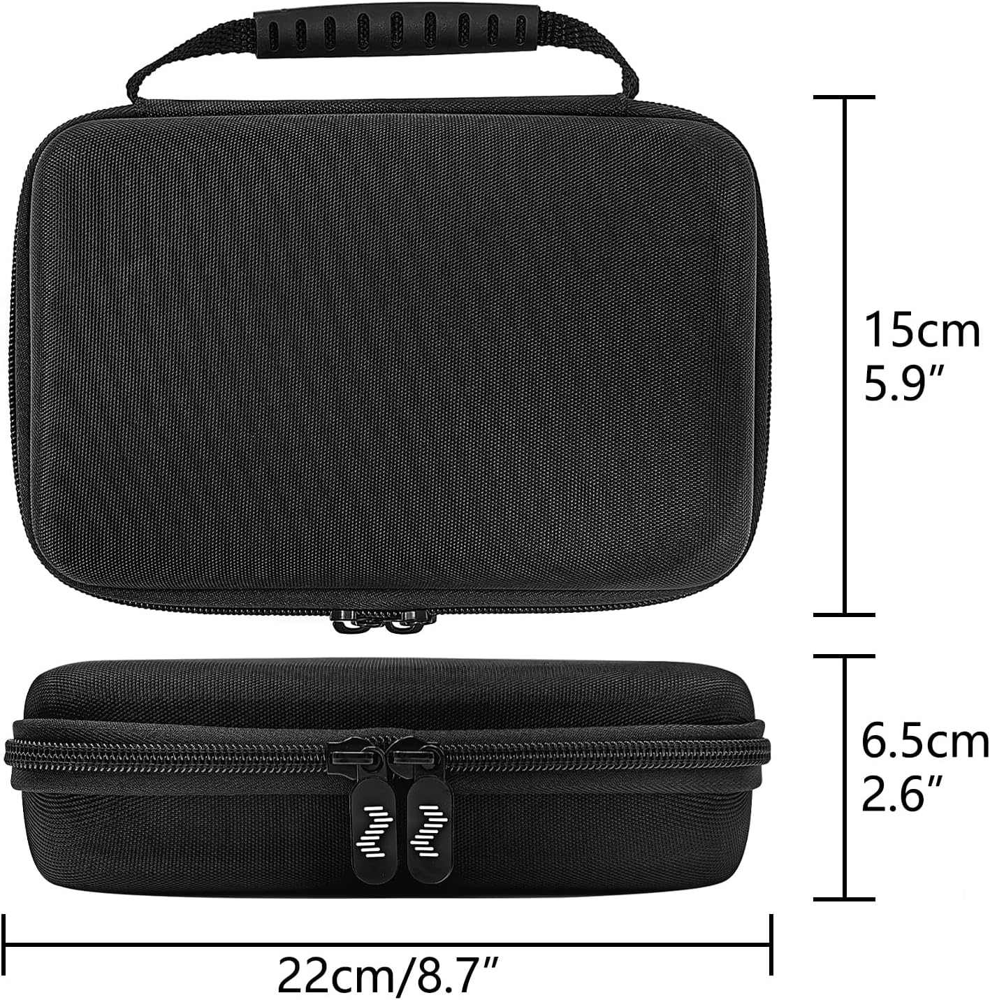 Musiin Premium Velvet Travel Case Compatible with Focusrite Scarlett 2I2 4Th Gen Audio Interface, Hardshell Case Match 2I2 Protective Travel Carrying Cover Bag (Black) - Grey image number 5
