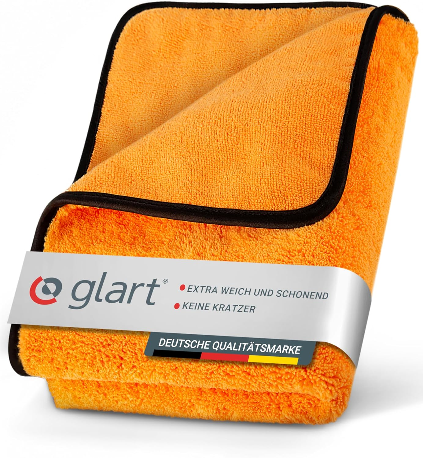 Glart 47TB Set of 2 Car Microfibre Cloths Drying Cloths for Car Care, Car Paint, Motorcycle, Kitchen, Dishes - Waffle - 70 X 40 Cm Blue, Microfibre Cloths Also for Window Cleaners