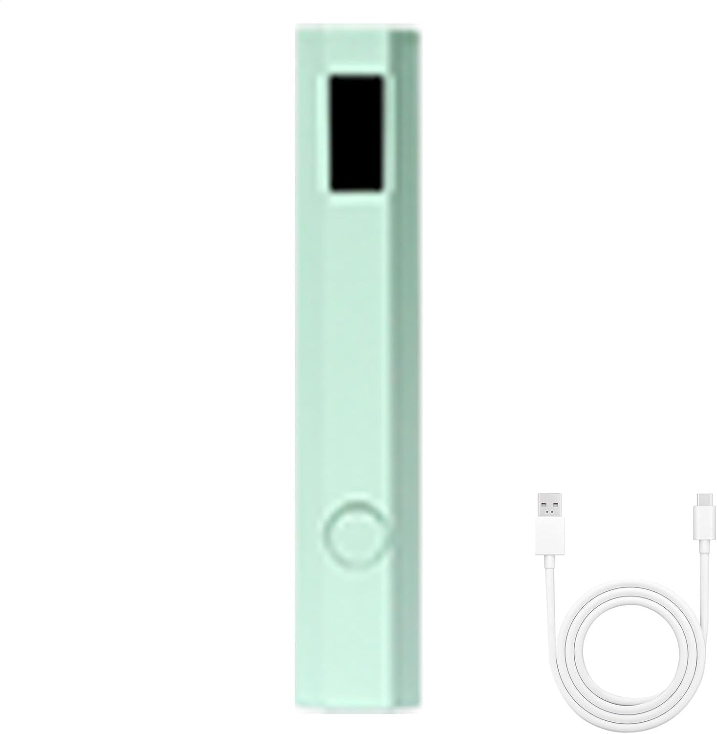 Huvqianu Handheld Uv Nail Light, Led Display Nail Lamp, 4.06X0.75In Rechargeable Pen Dryer, Double Timer Function, Portable Nails Dryer for Women, at Home Manicures