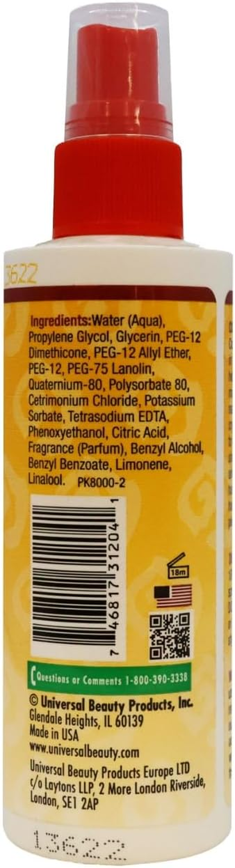 African Essence Control Wig Spray 120Ml image number 2