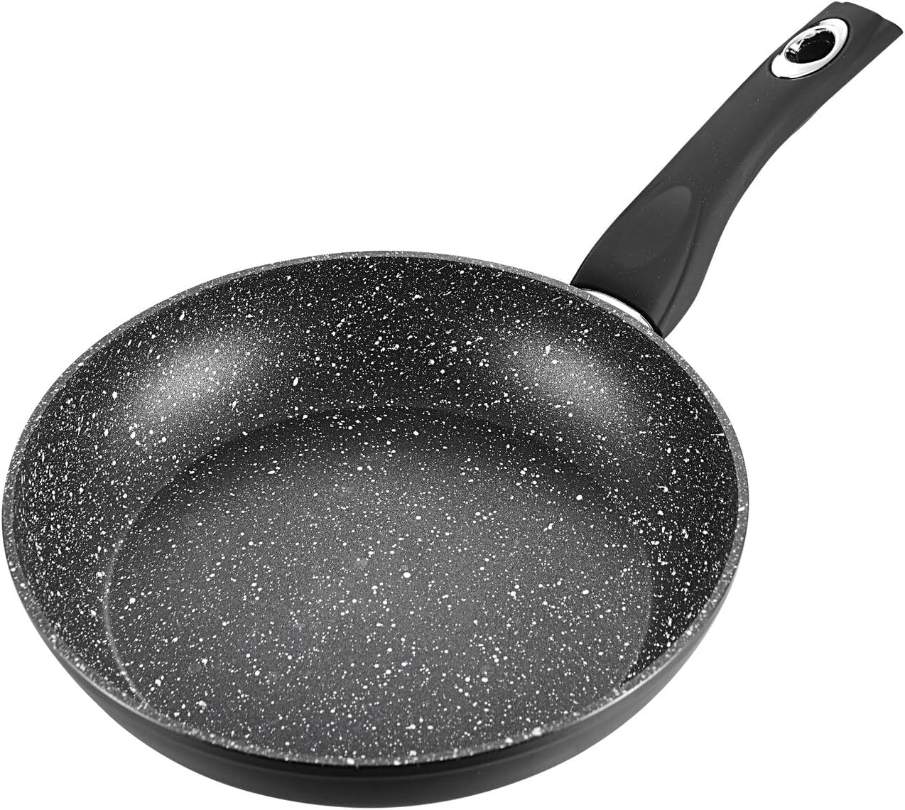 Healthy Choice 3-Piece Forged Frypan Set - Non-Stick Coating, Durable Aluminium, Even Heat Distribution, Soft Touch Handles, Suitable for All Cooktops