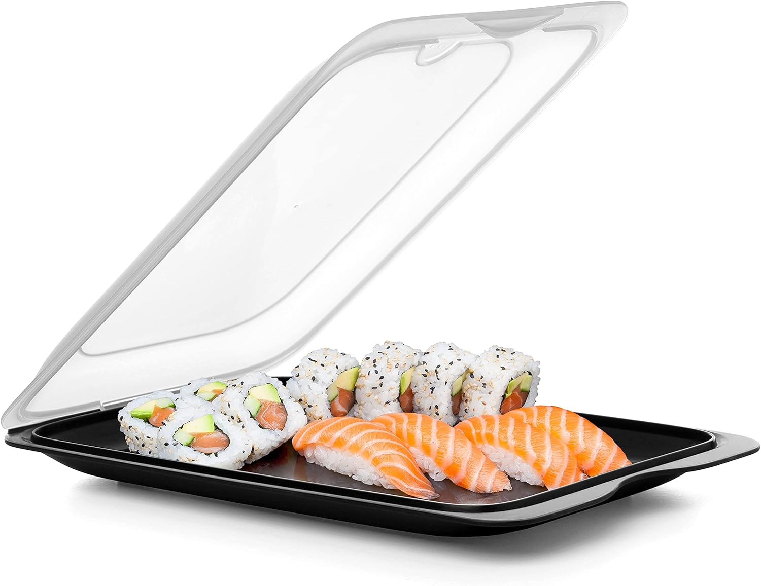 TATAY Set of 3 Pieces Cold Cuts & Meats Storage Fresh, BPA Free, Reusables, Stackables, Dishwasher & MWO, Measures 17 Cm X 3.2 Cm X 25.2 Cm image number 2