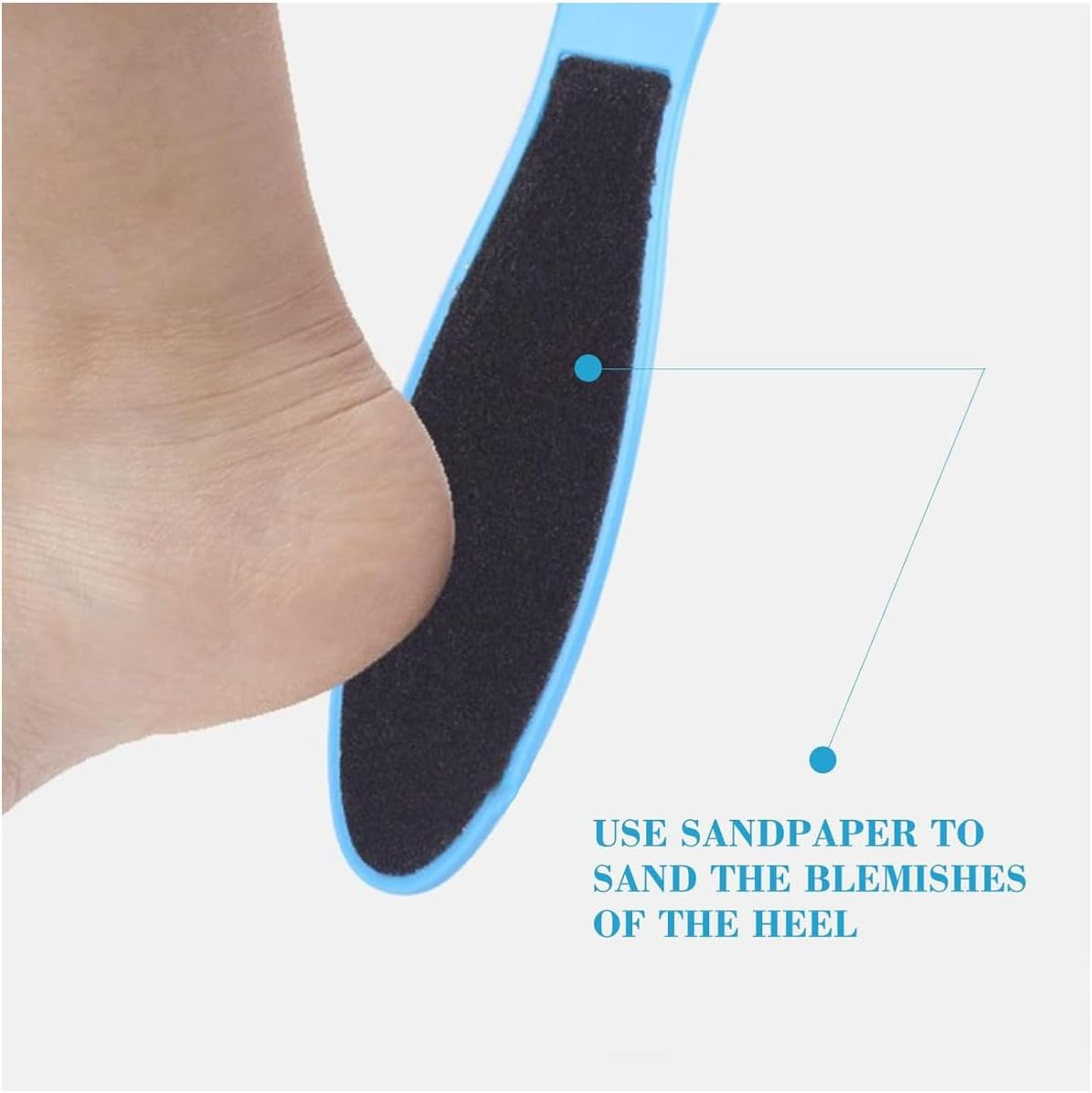 Bessy Shop Double-Sided Corneal File,6 Pcs Foot Files Sided Foot File Foot File for Cornea Removal Foot Rasp Manicure File Callus Hard Skin Remover for Wet and Dry Cracked Feet image number 5