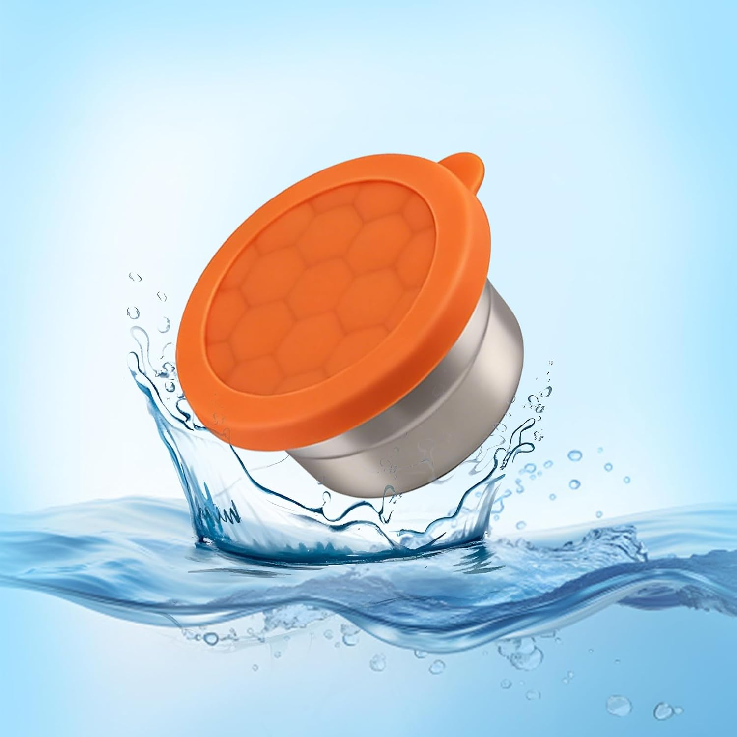 4Er Stainless Steel Snack Box Set with Silicone Lids, Lunch Box for Kids, Snack Container&Stainless Steel Containers for Fridge Storage, Meal Prep, Salad Dressing Container to Go (1.7/3.1/6.1/12.9 Oz) image number 2