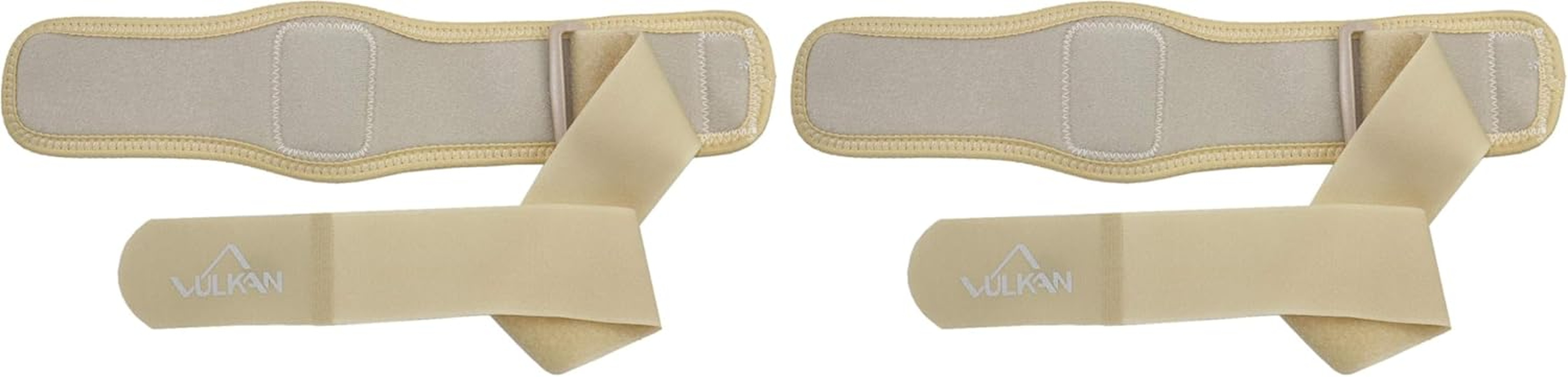 Tennis/Golf Elbow Strap with Silicon Pad by Vulkan, Universal Size, Beige Elbow Brace for Forearm Support and Joint Stability, Elbow Support for Tendonitis, Elbow Injuries, and Post Operation image number 1