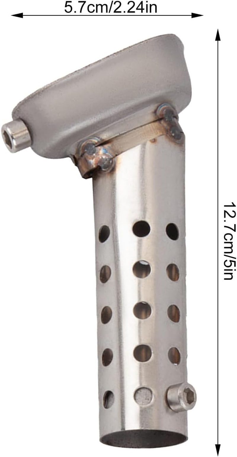 Hexagon Exhaust Muffler - Noise Reduction Motorcycle Muffler Exhaust Muffler,Powersports Silencers & Mufflers Muffler Silencer Pipe for Motorcycle Enthusiasts image number 5