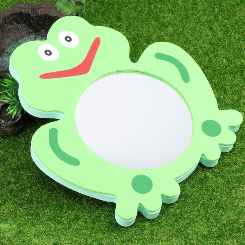 4 Pcs Frog Bath Mirror Kidcraft Playset Bath Time Baby Toys Kid Toys Funny Bath Time Toys Toddler Bath Toys Interactive Baby Bath Toys Bathtub Toys Child Animal Clockwork Eva