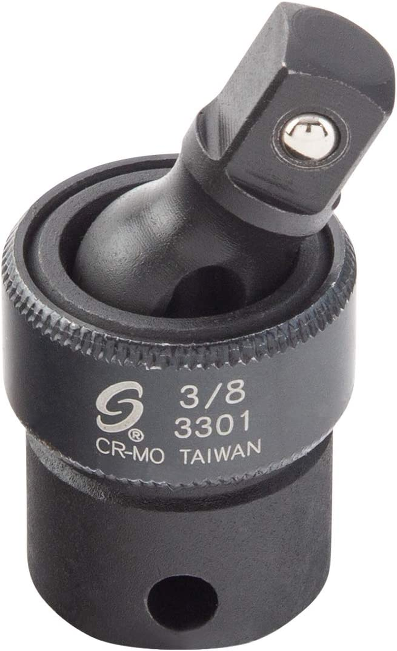 Sunex 3301 3/8-Inch Drive Impact Universal Joint, Standard, 6-Point, Cr-Mo image number 1