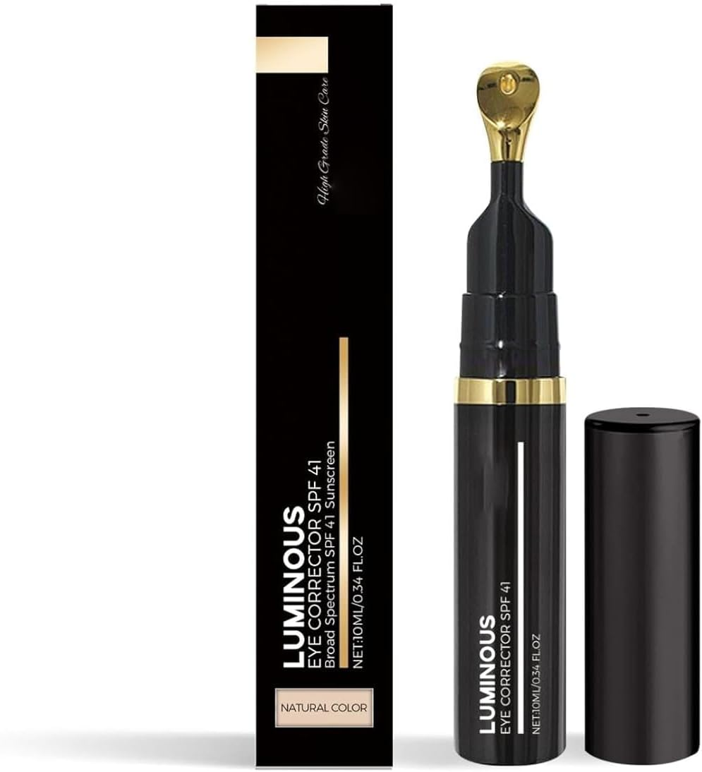Black of Friday Sales, 2024 Luminous Eye Corrector, under Eye Color Corrector for Dark Circles, Hydrating Eye Serum with Peach Undertone,Natural