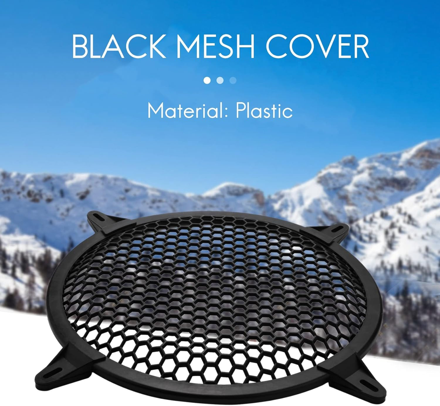 Subwoofer Grid Car Speaker Amplifier Grill Cover Mesh - 10 Inch image number 1