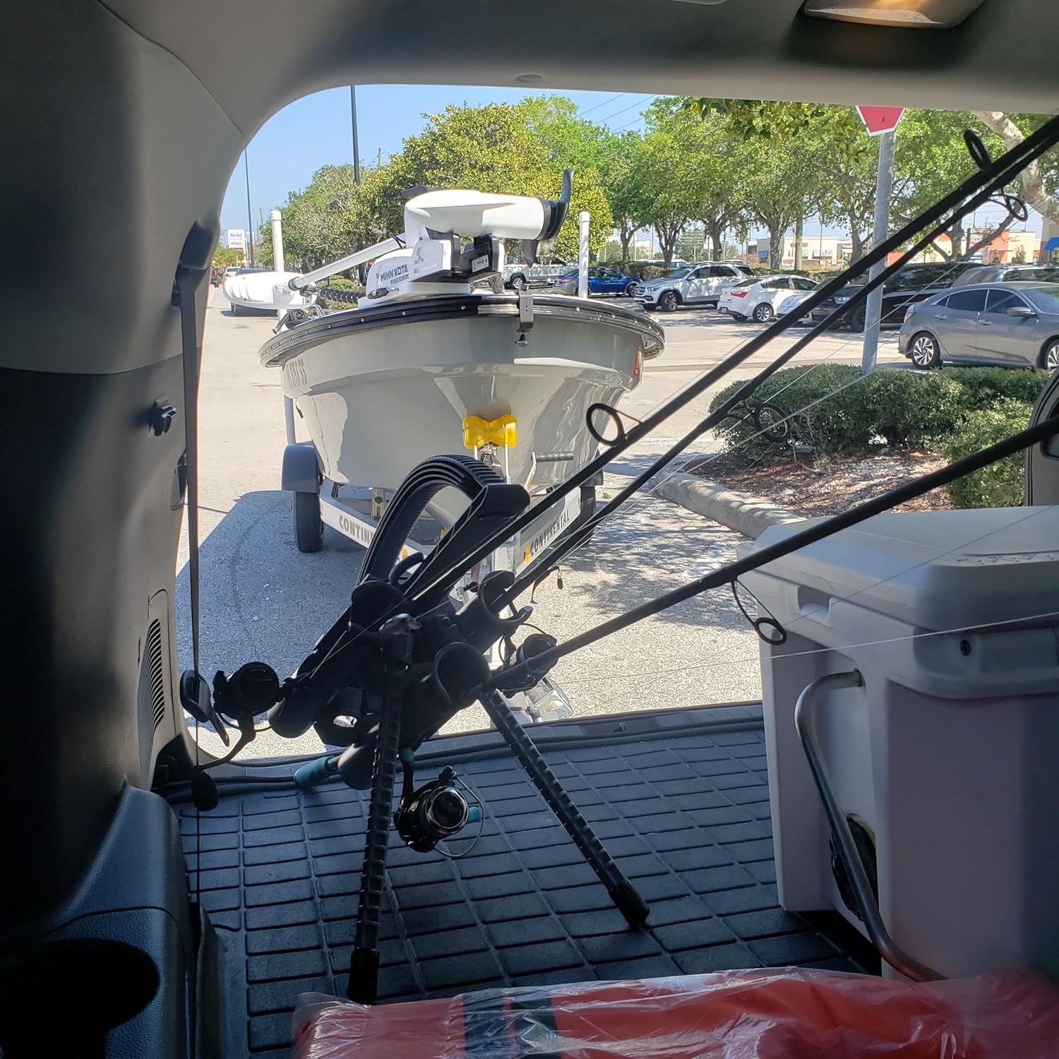 Rod-Runner Express Fishing Rod Rack - Gray | Portable Fishing Rod Holder Caddy image number 1