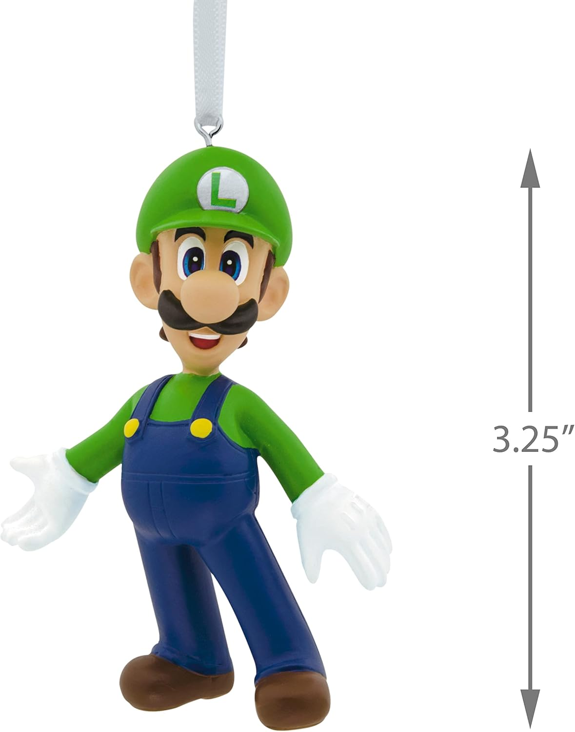 Hallmark Nintendo Super Mario Luigi Christmas Ornament image number 2
