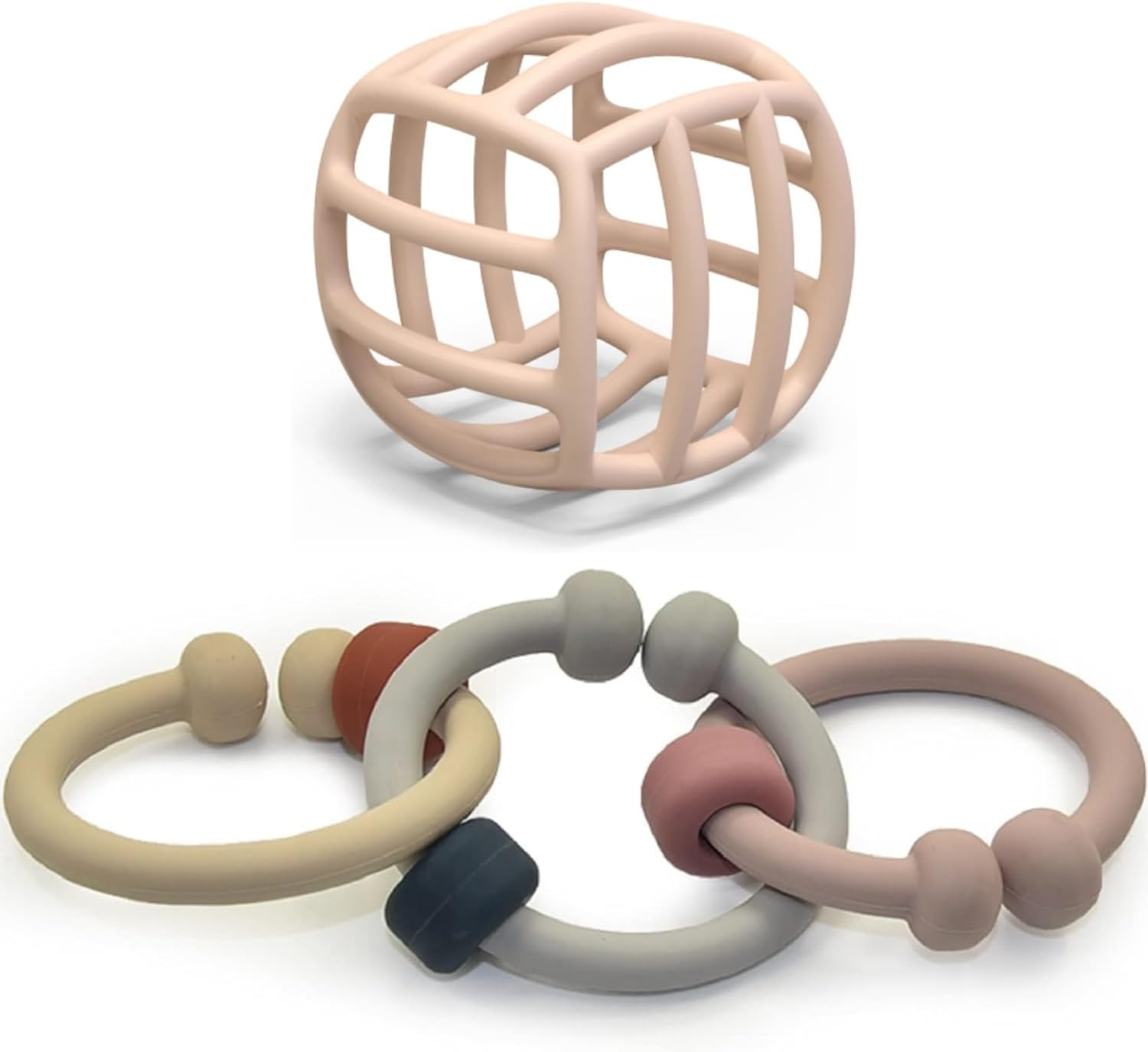 Playette Silicone Teething Help Bundle for Teething Babies and Toddlers image number 3