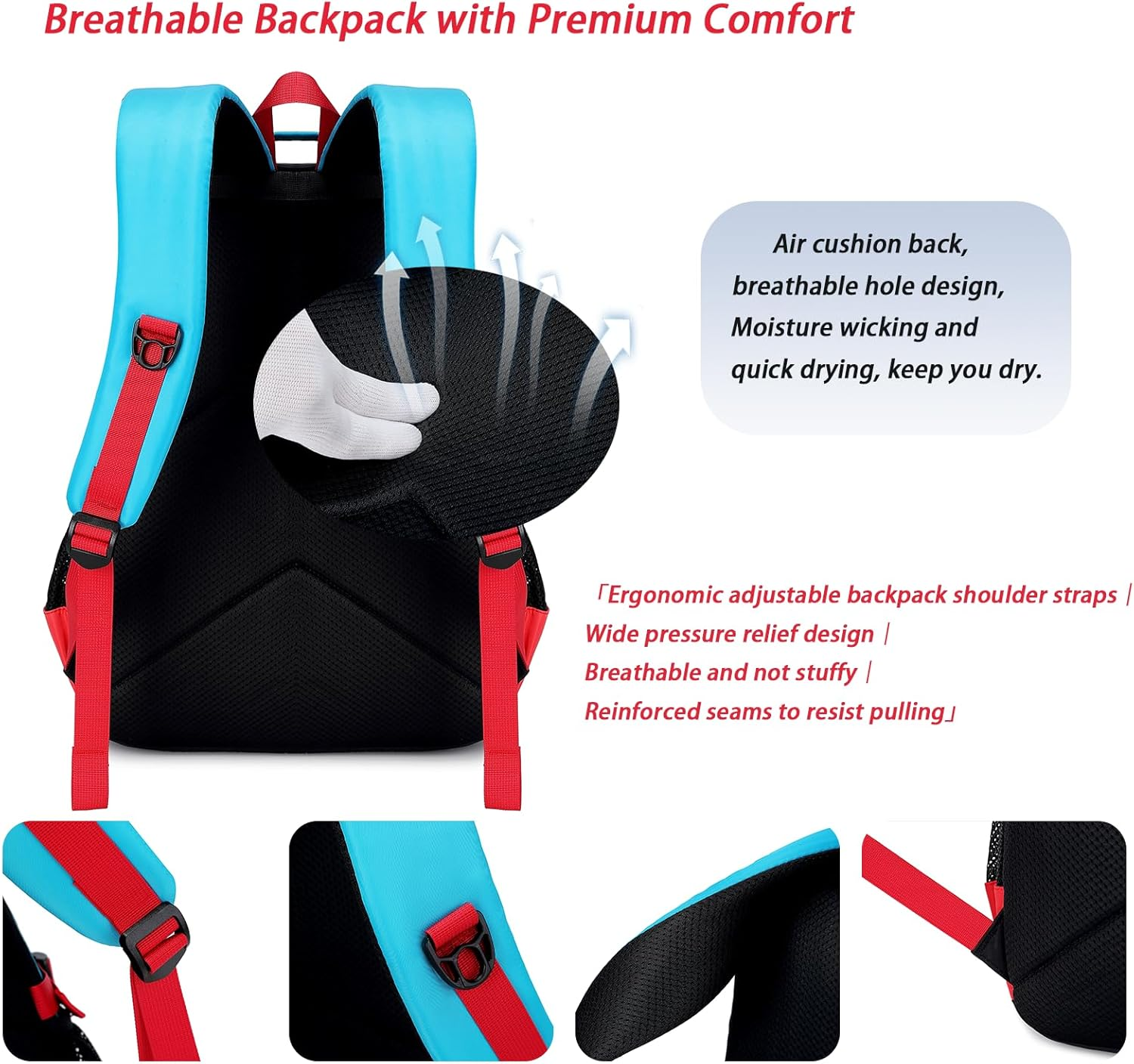 Boys Backpack Kids Bookbag Teensschool Bag Luminousgame Large Capacity Bag image number 1